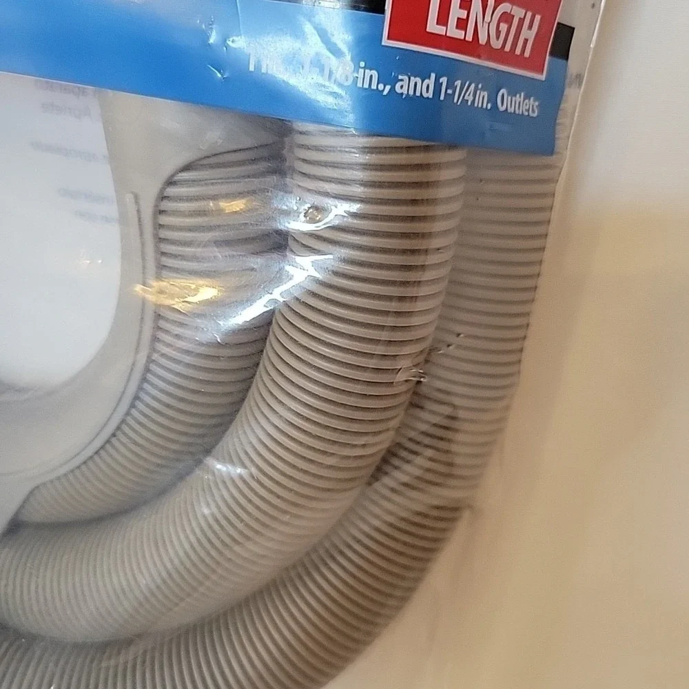 HOMEWORKS Corrugated Washing Machine Discharge Hose 5 ft HRBDIS11B